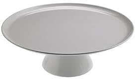 Generico Alzatina Tortiera in Melamina Bianca Ø35x10 cm colore bianco Ho.Re.Ca per uso professionale home buffets,dolci