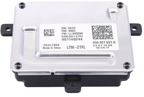 Asudaro Auto Tagfahrlicht Ballast, Tagfahrlicht Modul Drl Steuerung Ballast Kompatibel Für Al-Ha-Mb-Ra,Am-Ar*Ok,Golf,To-Ur-A*N Modelle Ersetzen 4G0907397A 4G0907697A 4G0907397G 4G0907697G Silber