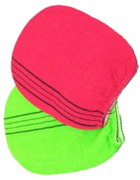 Ipetboom 2stücke Peelinghandschuhe Exfolierende Bad-handschuhe Für Sanfte Reinigung Geeignet Für Hauttypen Zum Körperpeeling Mit Seife Und Duschgel Zufällige Farben