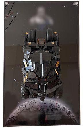 OYTOCLKU Display-Wandtafel für Lego DC Batman Batmobile Tumbler 76240, Sammlerstücke, Wandboard für Erwachsene, ideal für Lego-Liebhaber (nur Display-Wandplatte)