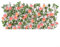 Bebykilemi Clôture à feuilles artificielles, avec feuilles de fleurs artificielles, haie télescopique, brise-vue pour balcons, cours, rebords de fenêtre, escaliers, murs (rose foncé)