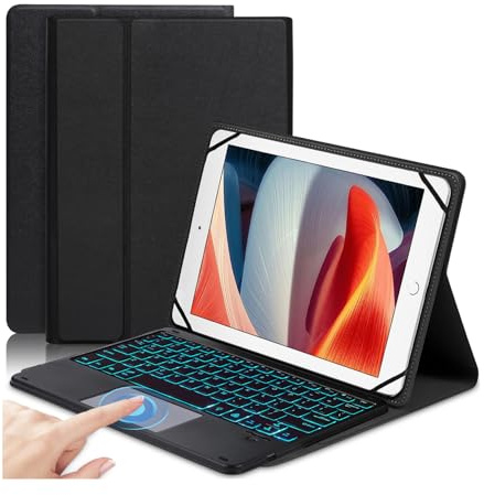 TY3316 Housse de clavier universelle Bluetooth pour tablette 9 à 11 TY-3316D Rétroéclairage tactile