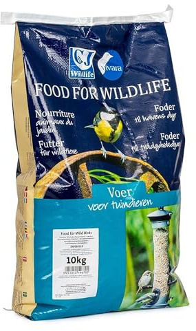 CJ Wildlife Sonnenblumenkerne Geschält 10kg – Vogelfutter Wildvögel ganzjährig – kein Unkraut, Keine Schalen – energiereiches Fettfutter