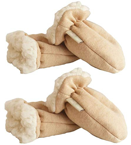 Paladoo Baby Mittens Sherpa Lined Fleece Winter (0-6,6-12 Months 2 pair)