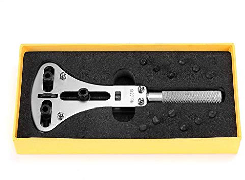 LLF Reparaturwerkzeug für Uhrengehäuse, großer Schraubenschlüssel und 12 Bits (für 55 mm Gehäuseboden)