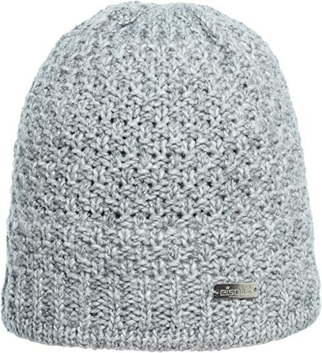 Eisglut Damen Mareikel Strickmütze, Silber Mel., M 57-58cm EU