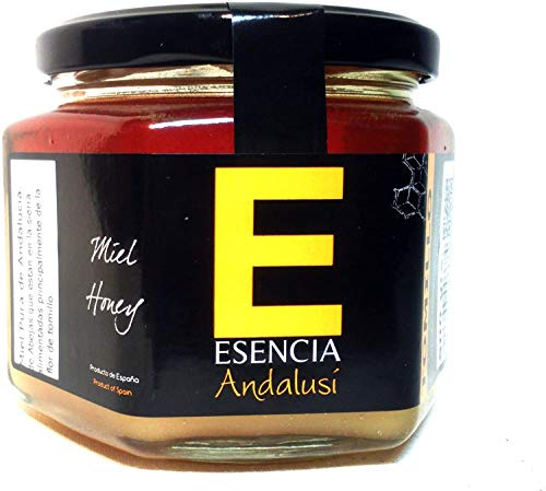 Miel 500 gr - 100% Pura de Abeja, Natural, Artesana, Producto de Jaén. Sabor excepcional por su gran pureza.(varios sabores) (Níspero, 6 Unidades)