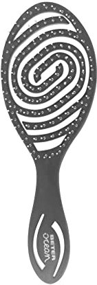 Beter - Spazzola districante per capelli Ocean ,Ideale per districare i capelli ogni giorno, spazzola tonda per capelli sostenibile e riciclabile, spazzola anti nodi per tutti i tipi di capelli