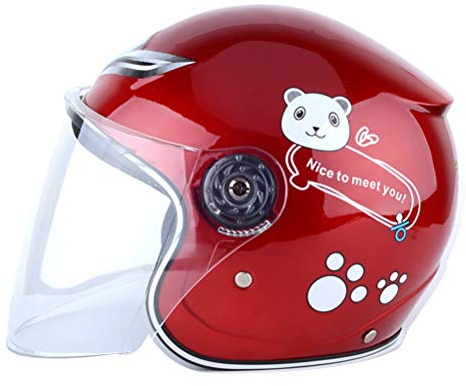 SyangKaitian Kids Helmet Toddler Bike Skateboard Helmets Adjustable Kids Helmet,Kids Bike Helmet Ergonomic Children Warm Windproof Motorbike Helmet for Winter