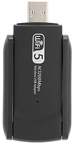 Sxhlseller Adattatore WiFi, Wireless Dual Band 5.8G/2.4G 1200M Scheda di Rete Mini USB 3.0 Rotazione Libera a 360 Gradi per PC Desktop Laptop per Windows XP/Vista / 7/8/10 / Linx2.6X / OS X