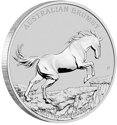 1 unze Silbermünze - Australian Brumby 2021-1 Oz Silber Silver 999 nur 25.000! Top Zustand in Kapsel Premium Anlagemünze