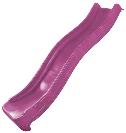AXI SKY220 Slide with water connection in Purple - 89 inch | Extension slide made of plastic for platform height 47 inch | Extension element for playhouse/playground equipment