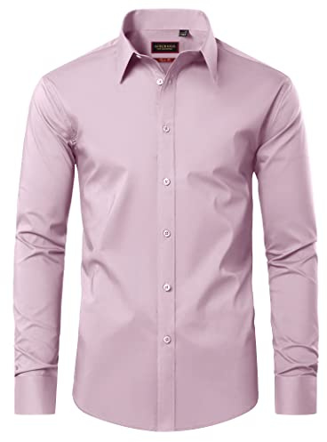 Chemise Homme à Manches Longues Chemise Business Homme Coton Chemises