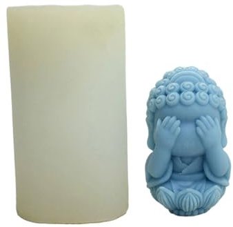 Molde de estatua para hacer adornos de yeso, decoración del hogar, manualidades, estatua 3D, molde de silicona