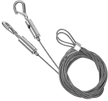 Alipis 2 piezas Cuerda Inoxidable para Colgar Cuadros Pesados de Resistente y Práctica para Marco de Fotos para Decoración de Interiores