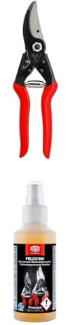 FELCO 5 Gartenschere mit Arbeitshandschuhen FELCO 981 – Robustes Einsteiger-Set für regelmäßige Gartenarbeiten