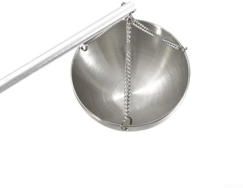 Bol d'aromathérapie en acier inoxydable avec bras oscillant et outil de fixation, pour sauna infrarouge et traditionnel, pour huiles essentielles