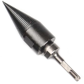 1PC Firewood Splitter Machine Drill Wood Cone Reamer Punch Driver Bits Cut Woodworking Tools(45mm square shank)