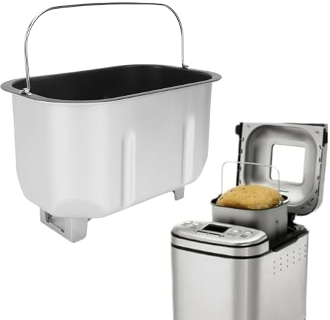 Molde para pan, molde para hacer pan, doble mezcla de acero inoxidable con revestimiento antiadherente, con paleta para amasar