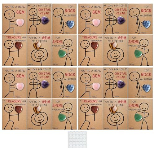 Cartolina per San per l'Innamorato Confezione Da 24 Pezzi Decorazione