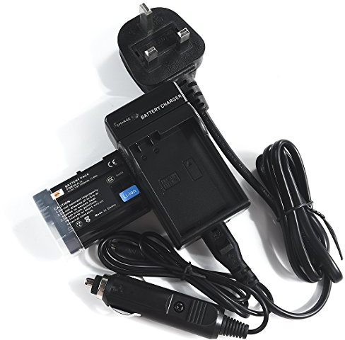DSTE® EN-EL15 Rechargeable Li-ion Battery + DC113U Travel and Car Charger Adapter for Nikon 1 V1 D600 D610 D750 D800 D800E D810A D7000 D7100 D7200 Camera as Nikon ENEL15