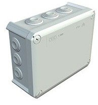 Caja de derivación T 160 de OBO con conos, Metal, gris, incluye Caja de derivación T 160