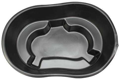 UK Water Features Ladybower Black Plastic Heavy Duty Garden Pond 95 Litres