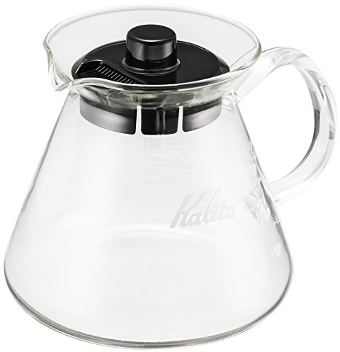 Kalita (Carita Glass Coffee Server I Pour Over Carafe I 500ml (17oz) I Topf passend Tropfer I Hitzebeständiges Glas I Made in Japan I, farblos, Single Cup