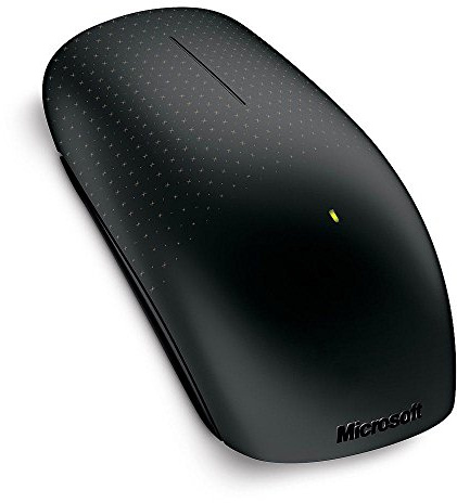 Microsoft Touch Mouse Souris sans fil tactile Optique Nano-récepteur Technologie Bluetrack Noir9-Exclusivement pour Windows 7.)