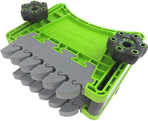 BOW Products FeatherDUO FP3 - Piumino di Sicurezza per Banco Sega Tavolo Fresatrice e Sega a Nastro per Legno - Featherboard Impilabile con Alette EVA per Materiali Alti - Utensili Falegnameria