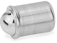 Ganter Normelemente | Stampanti a molla per pressatura – GN 614-8-NI | acciaio inossidabile | 10 pezzi, diametro d: 8 mm