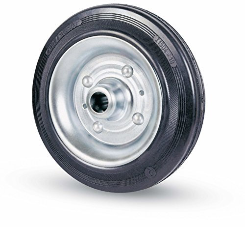 AVO 112 RUOTA CON RIVESTIMENTO IN GOMMA PIENA 200X50 ACCIAIO ANTI OLIO