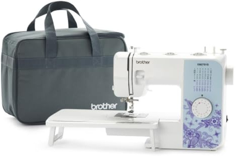 Brother XM2701S (Exclusive Edition) Macchina da cucire, 27 Funzioni Cucito, Cucitrice Facile per Principianti, Infila Ago Automatico, Tavolo e Borsa Inclusi