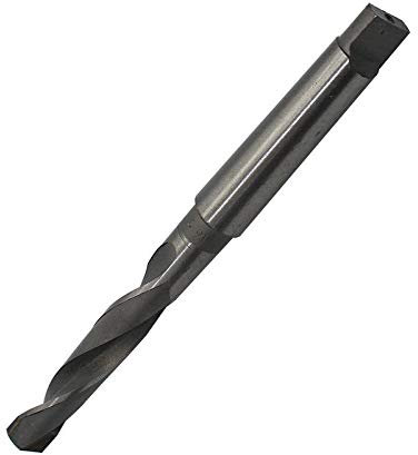 SUPERTOOL Broca de acero HSS de metal, 1 broca giratoria Morse con vástago cónico, también para carpintería – 32 mm