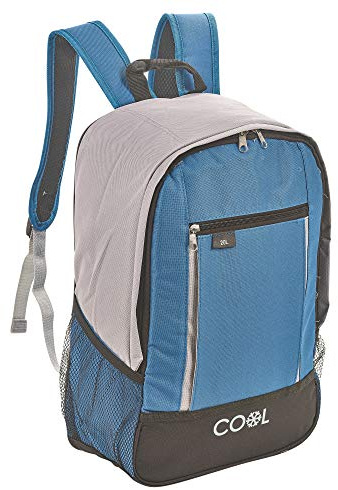 URBNLIVING 10L or 20L Cooler Bag Insulated Soft Cooler Backpack Lightweight Large Compartment with Straps for Picnic, Travel, Fishing, Hunting (Blue, 20 Litre)