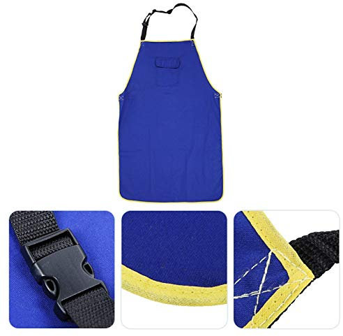 Apron, Work Apron, Washable Flame Retardant Welding Metal Processing for Mechanical Operation Cutting