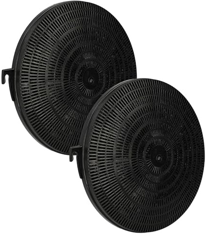 vhbw 2x Filtres à charbon actif compatible avec Faure CHM189W 94264051700 hotte aspirante - 21 cm