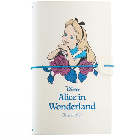 Cuaderno de viaje Alicia en el pais de las Maravillas - Diario de viaje (Travel Journal : Cuero sintético)| Regalo adolescentes chica - Diario personal : Libreta pequeña de bolsillo, 19,6x12 cm