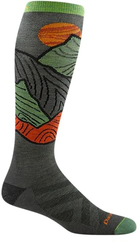 Darn Tough Vermont Mens Titan OTC Lightweight with Cushion Forest Medium