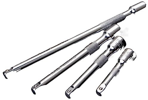 QXSJEDYCH Mini Hex Wrench Small Miniature Spanner Allen Key 4 Pcs/Set Long Rod Sleeve Extender Wrenches