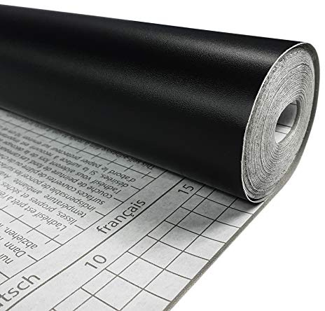 Tafelfolie selbstklebend 67,5x25 cm | Kreidefolie mit Matter Oberfläche, ideal für DIY und Dekoration | Schwarze Folie selbstklebend für Möbel und Wände | Klebetafel Folie | Schiefertafel Schwarz