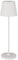 Eglo Lampada da tavolo Cabozo a LED per esterni, lampada touch dimmerabile, luce per esterni senza cavi con porta USB, plastica bianca, luce bianca calda, IP44