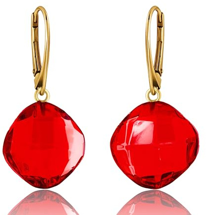 Amber by Mazukna Blauer Baltischer Bernstein Ohrhänger für Damen