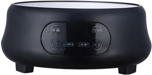 XINGLUOY Piastra riscaldante elettrica Stufa elettrica Stufa for Il tè Fornello for tè Intelligente Forno di Riscaldamento Multifunzionale ad Acqua bollita 1300W(Black)