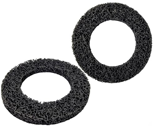 HERO Radnabenschleifer Reinigungsscheibe 2 Stück Ersatzscheiben Ø 150mm Topfschleifer Radnaben Bremsscheiben Reiniger Ersatzreinigungsscheiben Schleifscheibe Grobschleifscheibe Schlagschrauber