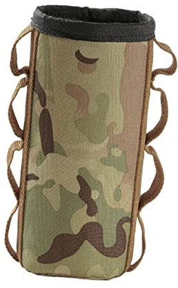 Happyyami Outdoor Camping Small Gas Tank Protector Cover Insulation Oxford Cloth Portable Storage Bag for Mini Gas Cylinders, Camouflage Tank Cover Suitable for Hiking and Travel
