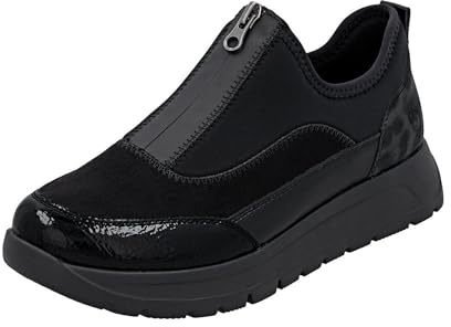 Remonte Baskets Basses D2V01 pour Femme - Noir - Taille 41 EU, Noir, 41 EU