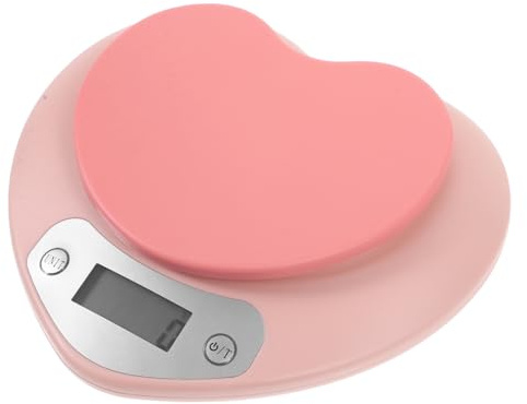 Didiseaon Balance De Cuisine Électronique Rose Multifonction Capacité Précision Forme Cœur Compacte Portable Pour Pâtisserie Et Épices