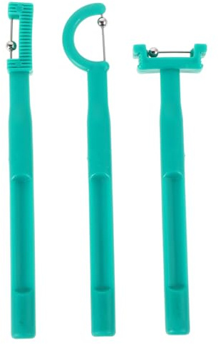 WOFASHPURET 3 pezzi Kit per Allenamento Muscolare della Bocca Strumenti per Esercizi Lingua e Bocca Rafforzamento Muscoli Facciali Design Leggero e Portatile per Logopedia e Sviluppo