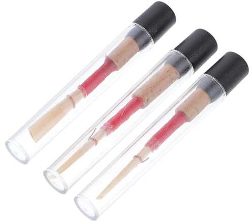 MAGICLULU 3 Stück Teiliges Oboe Rohrblatt aus Naturholz mit Aufbewahrungsbox Langlebig und Praktisch Sicher Verpackt Einfache Handhabung für Melodischen Klang bei Oboe Spielern